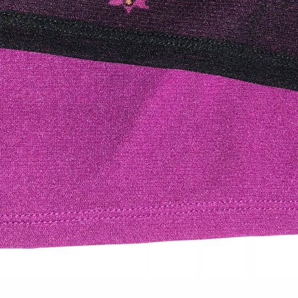 Apt. 9 long-sleeve 1X Purple & Yellow blouse - Picture 5 of 5
